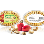 Hạt điều bóc vỏ rang muối xếp Elip LỘC VÀNG 315gr